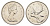 Канада 25 центов 1976 Елизавета II (1952-2022), олень KM 62b никель PROOF-LIKE (BU) 4631-924