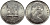 Гибралтар 1 крона 1970 Елизавета II (1952-2022), старый замок KM 4 медно-никель UNC 74-721