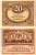 Россия 20 рублей 1917 Pick 38, Горянов 1.23.1 бумага aUNC 6294-10-3-2