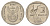ЮАР 2 ранда 2003 KM 335 медь плакированная никелем 4626-1244