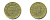 Италия 200 лир 1980 R, шестерня KM 105 алюминиевая бронза 89-724