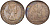 Великобритания 1 пенни 1961 Елизавета II (1952-2022) KM 897, Spink 4157 бронза 4117-844