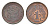 ЮАР 1 цент 1993 герб, капские воробьи KM 132 сталь плакированная медью UNC 4608-965