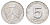 ГДР 5 пфеннигов 1953 E KM 6 алюминий 4697-615