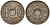 Франция 25 сантимов 1932 KM 867a медно-никель 4187-954