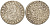 Польша 6 грошей (шостак) 1663 A-T, Ян II Казимир (1648-1668), вес 2,91 гр KM 91, Kopinski 136.5b серебро 1517-815
