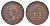 Новая Зеландия 1/2 пенни 1942 Георг VI (1936-1952), божество Хей-Тики KM 12 бронза 4671-515