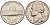 США 5 центов 1969 D, Джефферсон KM А192 медно-никель 92-1143