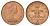 Великобритания 2 пенса 1971 Елизавета II (1952-2022) KM 916, Spink 4235 (C1) бронза UNC 4628-756