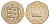 Гернси 50 пенсов 1983 KM 34 медно-никель UNC 4185-233
