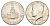 США 1/2 доллара (50 центов) 1976 D, 200 лет независимости, Джон Кеннеди KM 205 медь плакированная медно-никелем aUNC 4545-1132