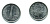 ОСТРОВ МЭН 10 ПЕНСОВ 2009 МАЯК НА КУРИНОЙ СКАЛЕ KM 1256 медно-никель UNC 540-321