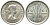 Австралия 3 пенса 1961 m, Елизавета II (1952-2022) KM 57 серебро 71-745