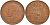 Великобритания 1 пенни 1935 Георг V (1910-1936) КМ 838, Spink 4055 бронза 4593-223