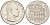 Монако 1/2 франка 1982 Ренье III (1949-2005) KM 145 никель 73-1537