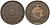 Япония 1 сен 1915 4 год, император Йошихито Тайсе (1912-1926) Y 35 бронза 4140-1115