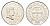 Филиппины 1 песо (писо) 2010 KM 269a сталь плакированная никелем UNC 4666-711