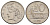 Бразилия 10 сентаво 1970 год-тип KM 578.2 медно-никель UNC 4670-1244