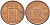 НОРВЕГИЯ 5 ЭРЕ 1953 ХОКОН VII (1905-1957) KM 400 бронза 4521-241