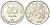 Хорватия 20 лип 2003 нечетный год KM 7 сталь плакированная никелем  UNC  4124-1266
