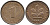ФРГ 1 ПФЕННИГ 1976 J KM105, J.380 сталь плакированная медью 4392-441