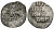 Русское Царство денга 1547-1584 Иван IV Васильевич, Тверской  монетный двор, 0,34 ГР ГиК №72 серебро 262-1554