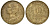 Франция 10 сантимов 1989 тип Marianne KM 929, le Franc 144.29 алюминиевая бронза 91-946