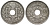 Франция 25 сантимов 1922 тип Lindauer KM 867а, Le Franc 171.6 медно-никель 4128-216