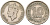 Британская Малайя 10 центов 1948 Георг VI (1937-1952) KM 8 медно-никель 4567-127