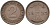 Германия 2 рентенпфеннига 1923 F, выпуск 1924 года KM 31, J.307, Weege 3 медь 4584-556