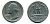 США 25 центов (квотер) 1965 Вашингтон KM 164а медь плакированная медно-никелем 46-1824