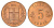 Исландия 5 эйре 1966 KM 9 бронза UNC 4691-346