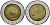 Италия 500 лир 1987 R, Квиринальский дворец в Риме KM 111 биметалл 4138-641