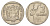 ЮАР 2 ранда 1990 KM 139 медь плакированная никелем 4626-1036