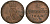 Ганновер 1 пфенниг 1840 A, Эрнст Август (1837-1851) KM 173.1, AKS 126, J. 54 медь 72-1018