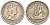 Британские Восточно-Карибские территории 10 центов 1955 Елизавета II (1952-2022), парусник KM 5 медно-никель 4564-568