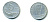 ИТАЛИЯ 5 ЛИР 1955 R, РУЛЬ, ДЕЛЬФИН KM 92 алюминий 23-1125