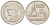 Таиланд 1 бат 2007 BE 2550, Рама IX (1946-2016), королевский дворец KM 183 медно-никель aUNC 4567-821