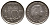 Нидерланды 10 центов 1980 Юлиана (1949-1980) KM 182 никель 4110-1748