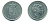 Дания 1 крона 1977 S; B, Маргарете II (1972- ) KM 862.1 медно-никель UNC 80-347