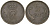 Дания 5 эре 1874 CS, Кристиан IX (1863-1906) KM 794 бронза 4171-835