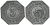 Гарделеген (Пруссия, Саксония) 5 пфеннигов ND Funck 151.2, Men18 10813.3 цинк 4597-236