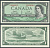 Канада 1 доллар 1954 Pick 74 b бумага aUNC 8622-13-2-2