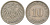 Германия 10 пфеннигов 1908 A KM 12, Jager 13, Weege 8 медно-никель 4589-346