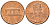 США 1 цент 1996 Авраам Линкольн KM 201b цинк плакированный медью UNC 192-1023
