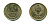 СССР 1 КОПЕЙКА 1983 Федорин 168 KM 126а латунь UNC 551-921