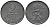 ДАНИЯ 2 ЭРЕ 1954 ФРЕДЕРИК IX (1947-1972) KM 840.1 цинк 24-1124