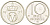 НОРВЕГИЯ 10 ЭРЕ 1976 КМ 416 медно-никель 3955-237