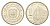 Югославия 1 динар 2002 KM 180 медь цинк никель UNC 4659-815