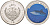 Палау 1 доллар 2008 серия вымирающие виды, синяя акула, цветная эмаль KM 201 медно-никель PROOF 1088-7-13 M10-1